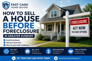 How to Sell a House Before Foreclosure in Greater Sudbury